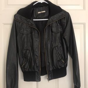 Leather jacket (not real leather)